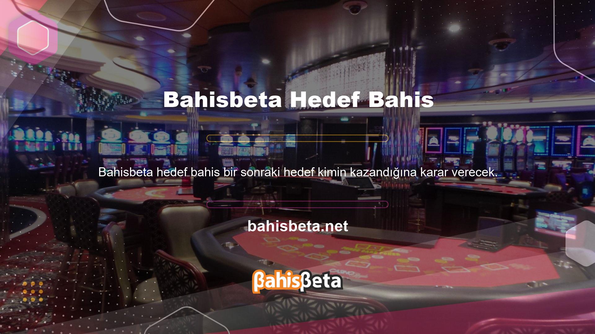 Oyuncu oyunda farklı şekillerde bahse girebilir