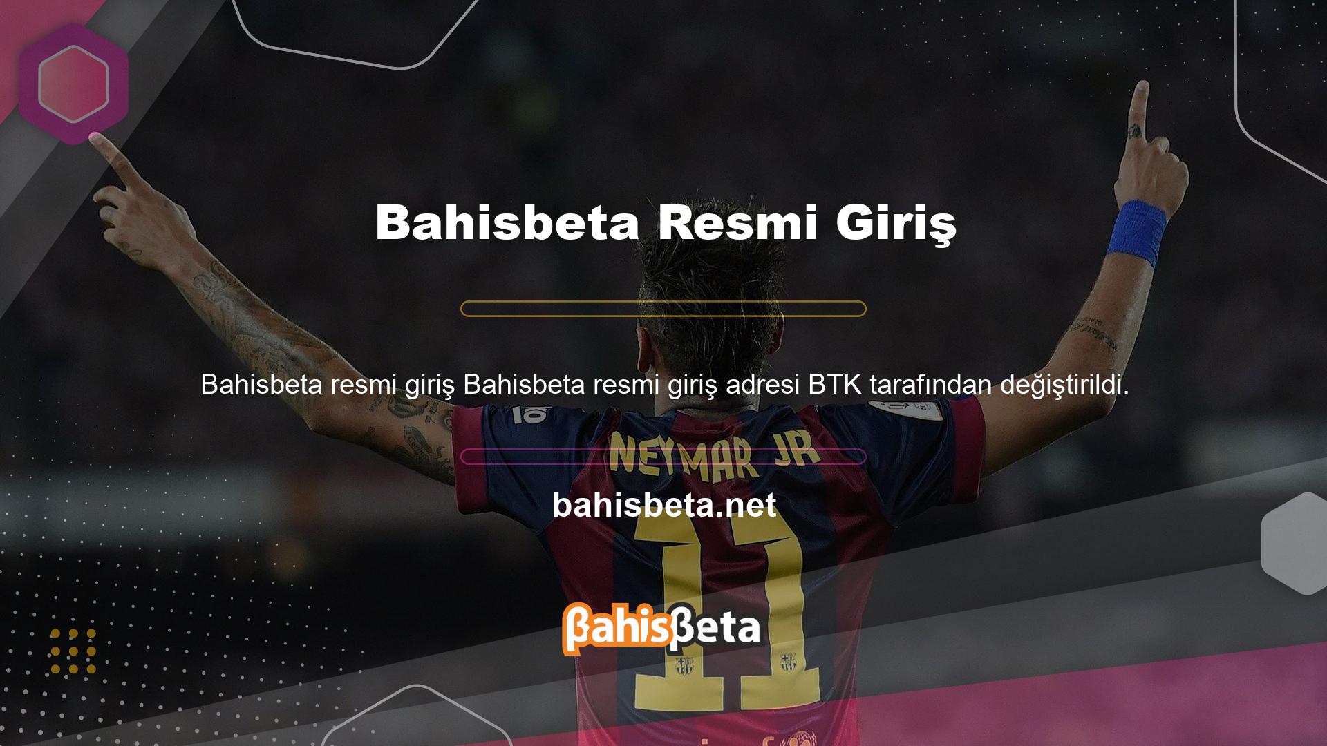 Bahisbeta bu işlemden sonra giriş adresini yazdı